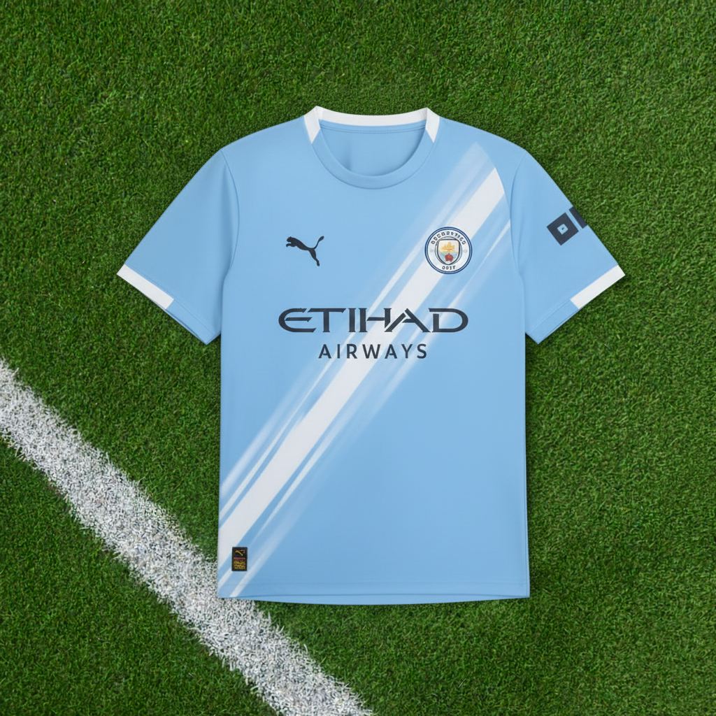 Manchester City Home Shirt 25/26 – Sky Blue Edition