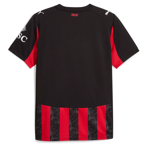 AC Milan Home Shirt 25/26 – Red & Black Stripes