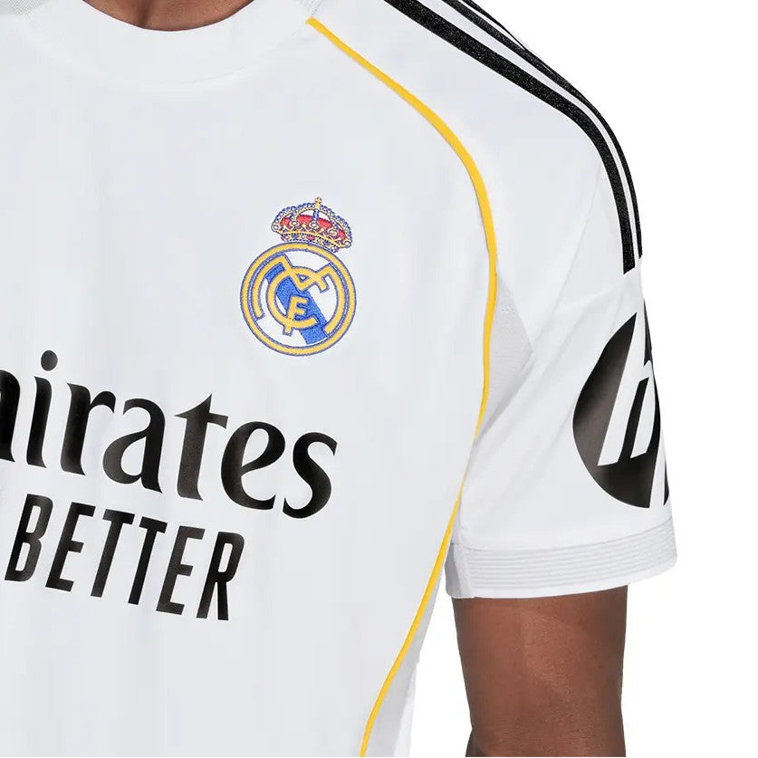 Real Madrid Home Shirt 25/26 – Classic White Edition